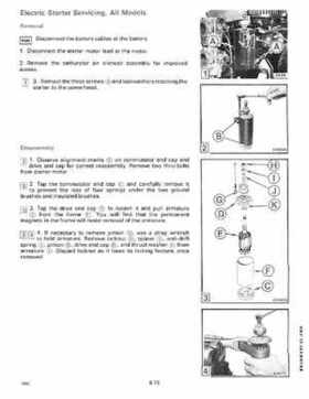 1988 Johnson Evinrude CC 60 thru 75 outboards Service Repair Manual P/N: 507662, Page 274