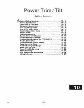 1988 Johnson Evinrude CC 60 thru 75 outboards Service Repair Manual P/N: 507662, Page 305