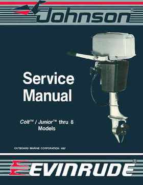 1988 "CC" Colt / Junior thru 8 Models Service Repair Manual, P/N 507659, Page 1