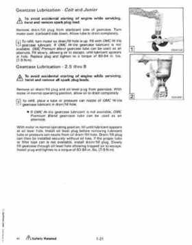 1988 "CC" Colt / Junior thru 8 Models Service Repair Manual, P/N 507659, Page 46