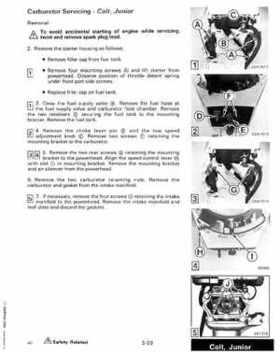 1988 "CC" Colt / Junior thru 8 Models Service Repair Manual, P/N 507659, Page 102