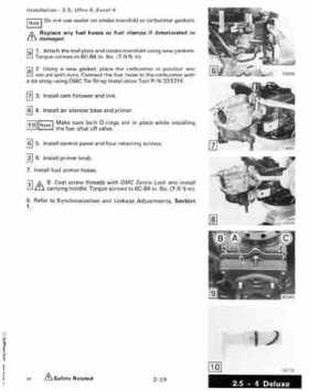 1988 "CC" Colt / Junior thru 8 Models Service Repair Manual, P/N 507659, Page 108