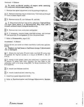1988 "CC" Colt / Junior thru 8 Models Service Repair Manual, P/N 507659, Page 109