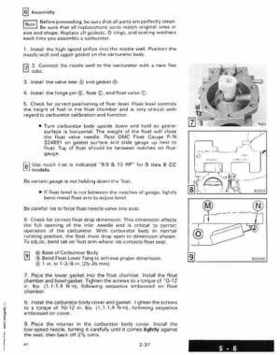 1988 "CC" Colt / Junior thru 8 Models Service Repair Manual, P/N 507659, Page 116