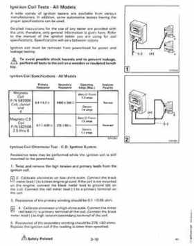 1988 "CC" Colt / Junior thru 8 Models Service Repair Manual, P/N 507659, Page 128