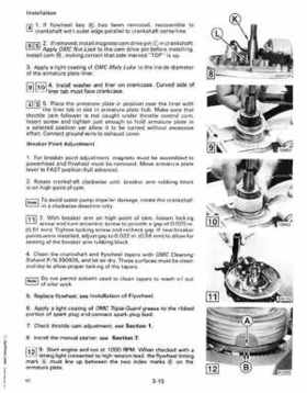 1988 "CC" Colt / Junior thru 8 Models Service Repair Manual, P/N 507659, Page 133