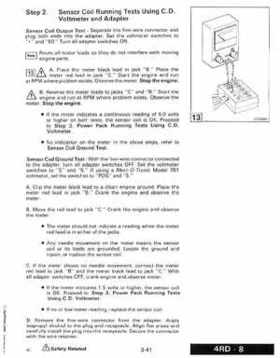 1988 "CC" Colt / Junior thru 8 Models Service Repair Manual, P/N 507659, Page 159