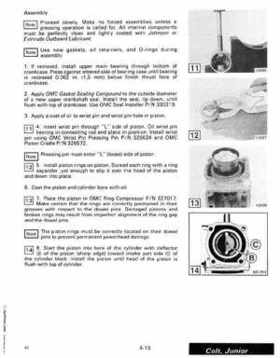 1988 "CC" Colt / Junior thru 8 Models Service Repair Manual, P/N 507659, Page 184