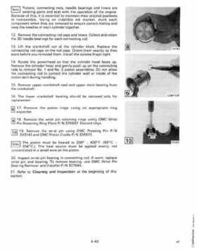 1988 "CC" Colt / Junior thru 8 Models Service Repair Manual, P/N 507659, Page 209