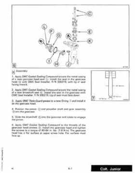 1988 "CC" Colt / Junior thru 8 Models Service Repair Manual, P/N 507659, Page 245