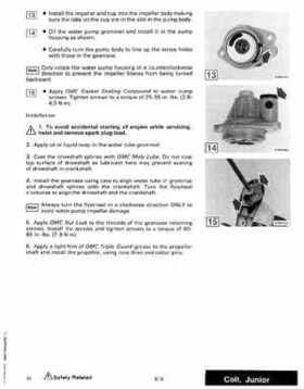 1988 "CC" Colt / Junior thru 8 Models Service Repair Manual, P/N 507659, Page 247