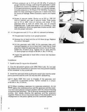 1988 "CC" Colt / Junior thru 8 Models Service Repair Manual, P/N 507659, Page 255
