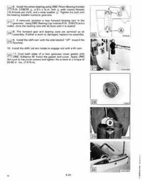 1988 "CC" Colt / Junior thru 8 Models Service Repair Manual, P/N 507659, Page 262