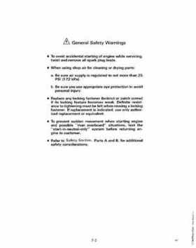 1988 "CC" Colt / Junior thru 8 Models Service Repair Manual, P/N 507659, Page 268
