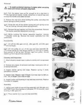 1988 "CC" Colt / Junior thru 8 Models Service Repair Manual, P/N 507659, Page 278