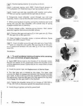 1988 "CC" Colt / Junior thru 8 Models Service Repair Manual, P/N 507659, Page 279