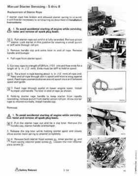 1988 "CC" Colt / Junior thru 8 Models Service Repair Manual, P/N 507659, Page 280