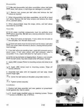 1989 Johnson Evinrude "CE" 9.9 thru 30 Service Repair Manual, P/N 507754, Page 89