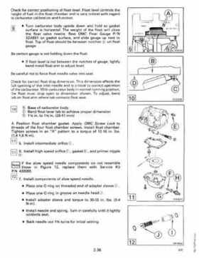 1989 Johnson Evinrude "CE" 9.9 thru 30 Service Repair Manual, P/N 507754, Page 92