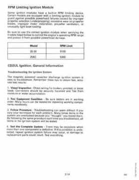 1989 Johnson Evinrude "CE" 9.9 thru 30 Service Repair Manual, P/N 507754, Page 112