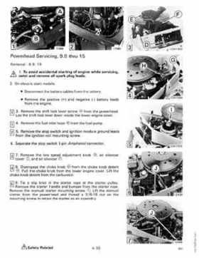 1989 Johnson Evinrude "CE" 9.9 thru 30 Service Repair Manual, P/N 507754, Page 137