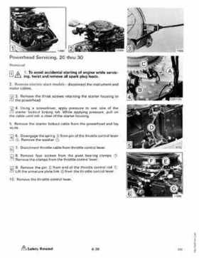 1989 Johnson Evinrude "CE" 9.9 thru 30 Service Repair Manual, P/N 507754, Page 163