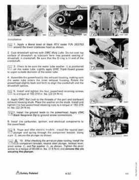 1989 Johnson Evinrude "CE" 9.9 thru 30 Service Repair Manual, P/N 507754, Page 177