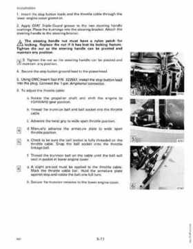 1989 Johnson Evinrude "CE" 9.9 thru 30 Service Repair Manual, P/N 507754, Page 197