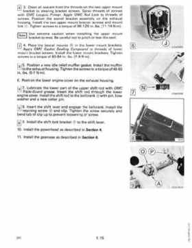 1989 Johnson Evinrude "CE" 9.9 thru 30 Service Repair Manual, P/N 507754, Page 201