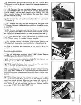 1989 Johnson Evinrude "CE" 9.9 thru 30 Service Repair Manual, P/N 507754, Page 204