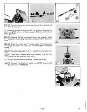 1989 Johnson Evinrude "CE" 9.9 thru 30 Service Repair Manual, P/N 507754, Page 256