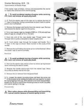 1989 Johnson Evinrude "CE" 9.9 thru 30 Service Repair Manual, P/N 507754, Page 268