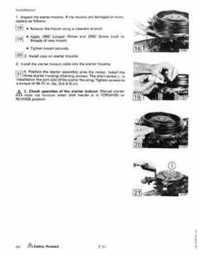 1989 Johnson Evinrude "CE" 9.9 thru 30 Service Repair Manual, P/N 507754, Page 275