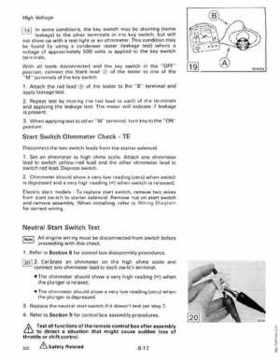 1989 Johnson Evinrude "CE" 9.9 thru 30 Service Repair Manual, P/N 507754, Page 292