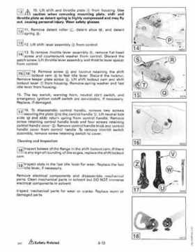 1989 Johnson Evinrude "CE" 9.9 thru 30 Service Repair Manual, P/N 507754, Page 317