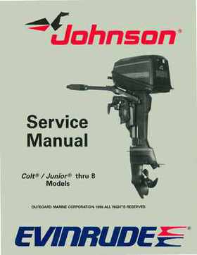 1989 Johnson Evinrude "CE" Colt/Junior thru 8 Service Repair Manual, P/N 507753, Page 1