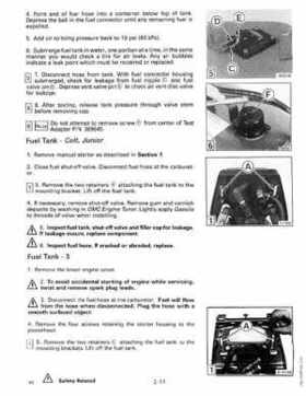 1989 Johnson Evinrude "CE" Colt/Junior thru 8 Service Repair Manual, P/N 507753, Page 71