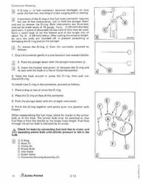 1989 Johnson Evinrude "CE" Colt/Junior thru 8 Service Repair Manual, P/N 507753, Page 73