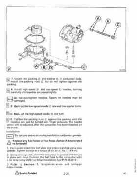 1989 Johnson Evinrude "CE" Colt/Junior thru 8 Service Repair Manual, P/N 507753, Page 86