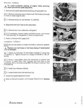 1989 Johnson Evinrude "CE" Colt/Junior thru 8 Service Repair Manual, P/N 507753, Page 90