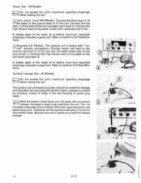 1989 Johnson Evinrude "CE" Colt/Junior thru 8 Service Repair Manual, P/N 507753, Page 110