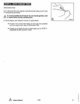 1989 Johnson Evinrude "CE" Colt/Junior thru 8 Service Repair Manual, P/N 507753, Page 121