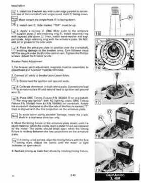 1989 Johnson Evinrude "CE" Colt/Junior thru 8 Service Repair Manual, P/N 507753, Page 142