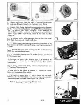 1989 Johnson Evinrude "CE" Colt/Junior thru 8 Service Repair Manual, P/N 507753, Page 158