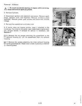 1989 Johnson Evinrude "CE" Colt/Junior thru 8 Service Repair Manual, P/N 507753, Page 167