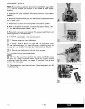 1989 Johnson Evinrude "CE" Colt/Junior thru 8 Service Repair Manual, P/N 507753, Page 184