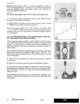 1989 Johnson Evinrude "CE" Colt/Junior thru 8 Service Repair Manual, P/N 507753, Page 186