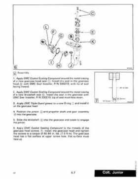 1989 Johnson Evinrude "CE" Colt/Junior thru 8 Service Repair Manual, P/N 507753, Page 221
