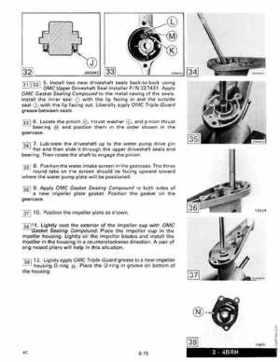 1989 Johnson Evinrude "CE" Colt/Junior thru 8 Service Repair Manual, P/N 507753, Page 229