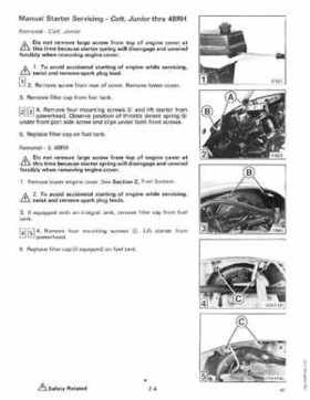 1989 Johnson Evinrude "CE" Colt/Junior thru 8 Service Repair Manual, P/N 507753, Page 246